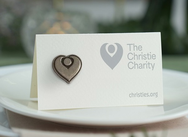 Christie Wedding Antique Heart Pin Badge