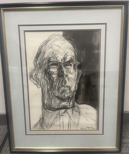 A photo of a drawing of Ralston Paterson.