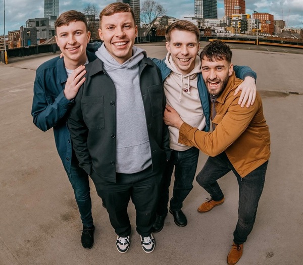 A photo of Wigan band, The Lilacs.