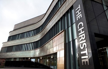 A photo of The Christie's main entrance.