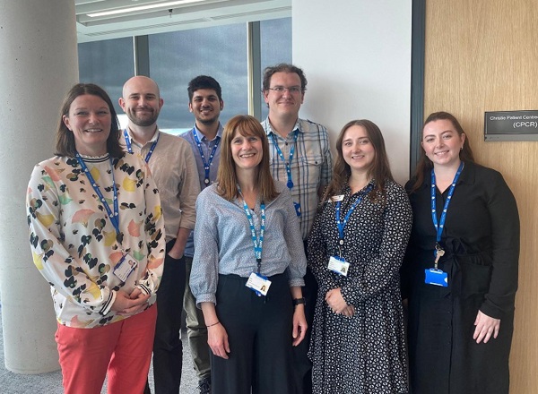 A photo of the Christie Patient Centred Research team.