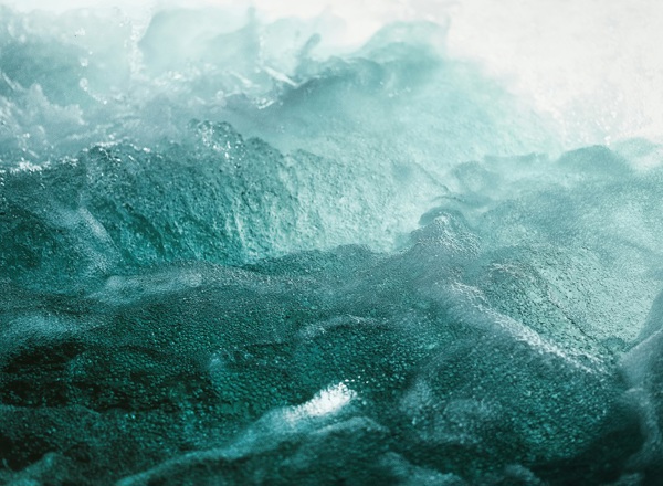 A close-up photo of wave texture.