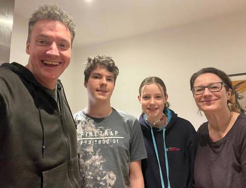 Michael Schillinger and his family