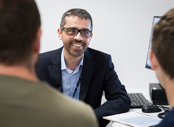 patient and doctor, consultation, TYA, young patient, teenage, protons, proton beam therapy, PBT, Dr Ed Smith, May 2022