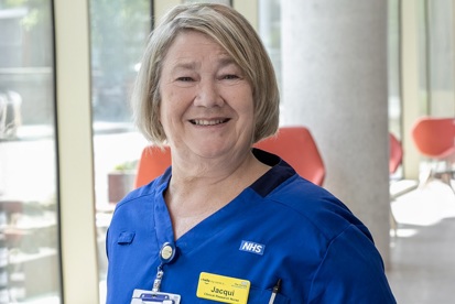 A photo of Jaqueline Mellody, clinical research nurse at The Christie.