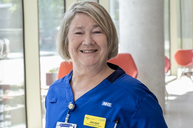 A photo of Jaqueline Mellody, clinical research nurse at The Christie.