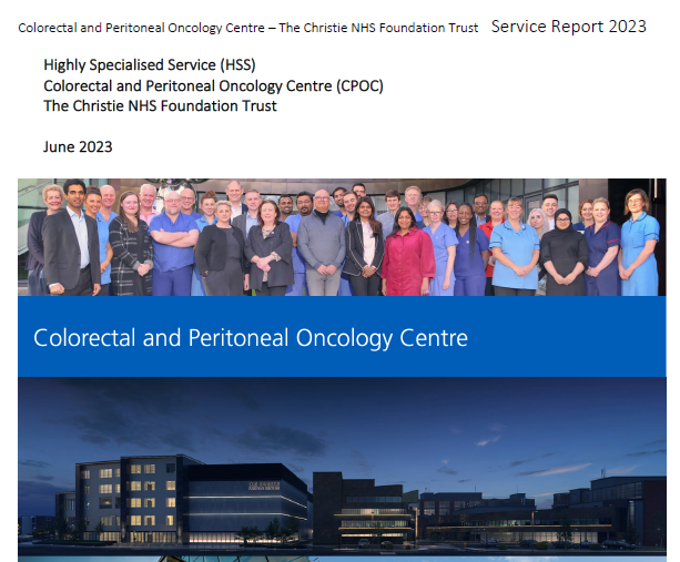 Colorectal and Peritoneal Oncology Centre (CPOC) Annual Report 2023