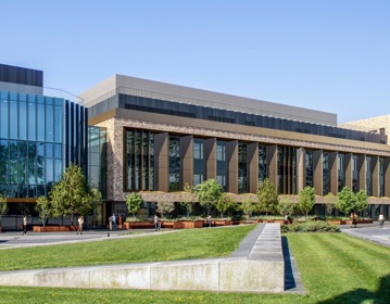 A render of the new scanning centre to be built at The Christie hospital.
