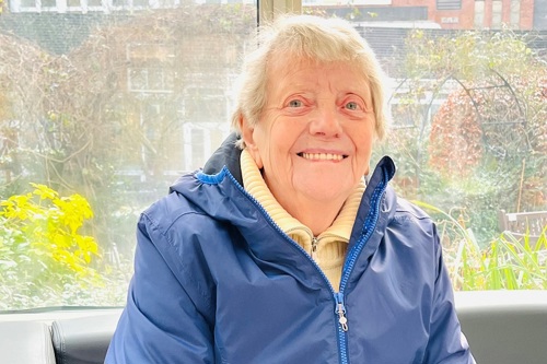 A photo of Christie TARGET trial patient Pamela Garner Jones.