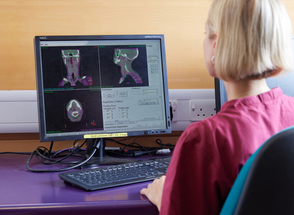 radiotherapy linear accelerator, Pan Artists, September 2022, Research radiographer, Jacqui Parker